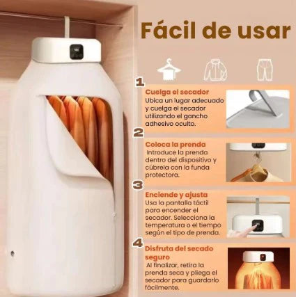 SECADOR DE ROPA PORTATIL